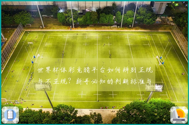 世界杯体彩竞猜平台如何辨别正规与不正规?新手必知的判断标准与流程